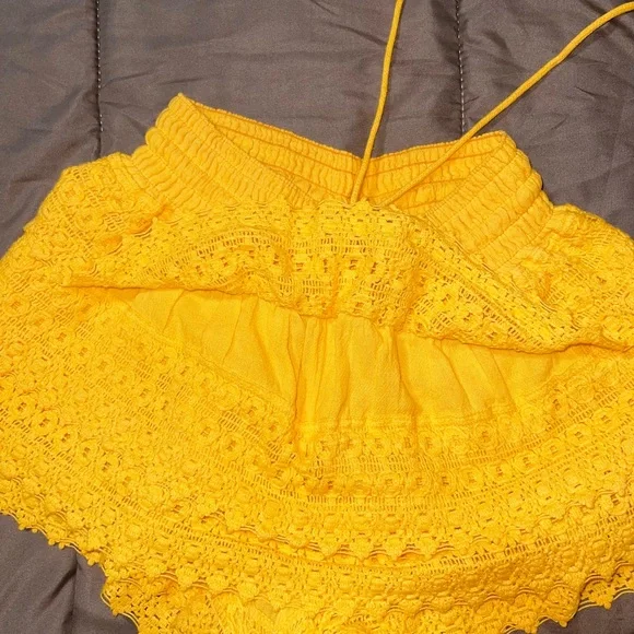 Sunshine ☀️ Boho Crochet Skort | Summer Festival Beach - Handmade - Picture 9 of 9